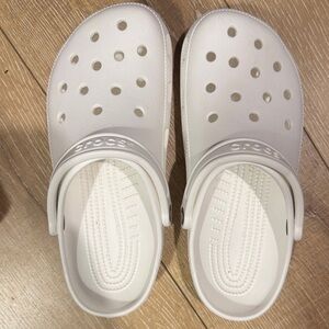 CROCS Women's White Comfort Clogs
